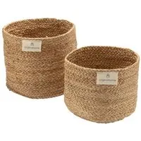 Originalhome Originalhome Natürlicher Brotkorb aus Jute, handgefertigt, 2er Set – Produktbild 1 von 1
