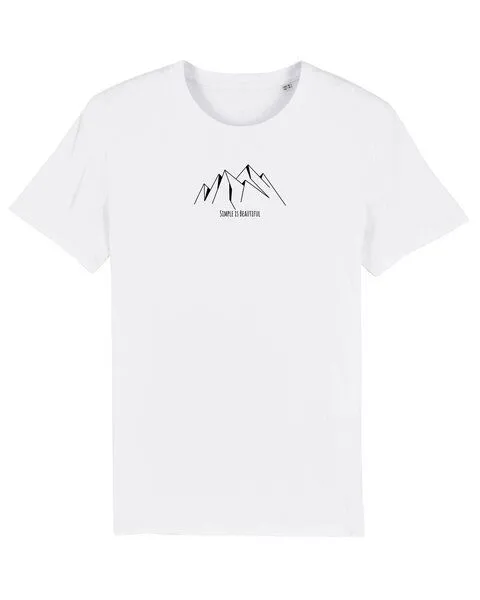 Human Family Human Family Bio Unisex Rundhals T-Shirt "Create - Simplicity", Weiss, – Produktbild 1 von 4