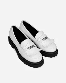 BOHEMA BOHEMA Damen vegan Loafer Chunky Weiß – Produktbild 1 von 1