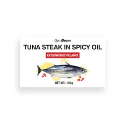 GymBeam Food GymBeam Thunfischsteak in würzigem Öl 110 g – Produktbild 1 von 1