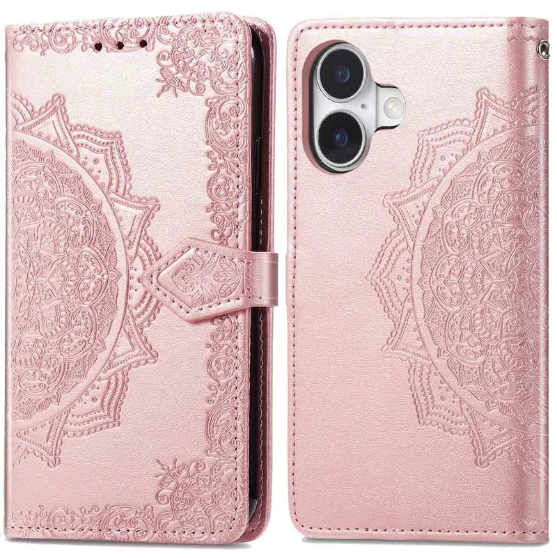 imoshion imoshion Mandala Klapphülle für das Apple iPhone 16, Rosegold, – Produktbild 1 von 1