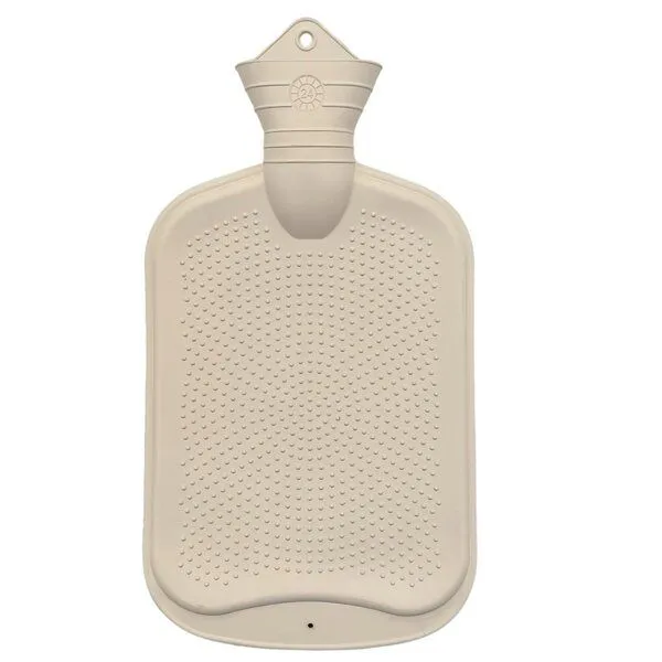 Fair Zone Fair Zone Wärmflasche 2 Liter aus Naturkautschuk, Weiß, – Produktbild 1 von 5