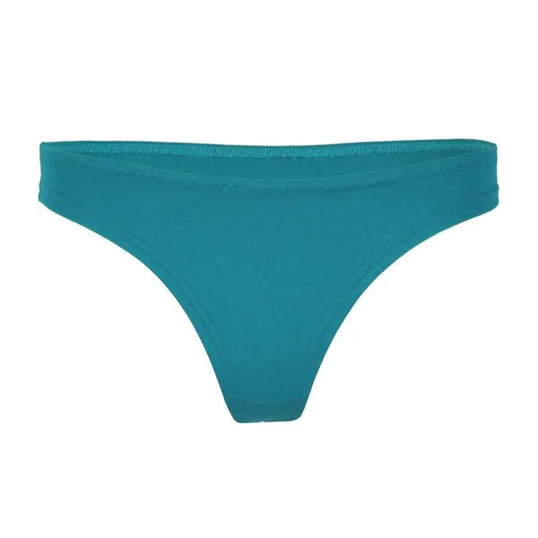 Frija Omina Frija Omina Bio-String Pur uni, Petrol (blau), – Produktbild 1 von 4