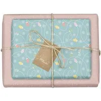 dabelino dabelino Geschenkpapier Set: Weihnachten "Handschuhe/ Pünktchen blau, rosa" – Produktbild 1 von 1