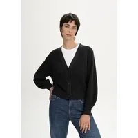 MELA MELA Rippstrick Cardigan Style BHUMA aus 100% Bio-Baumwolle, Schwarz, – Produktbild 1 von 1