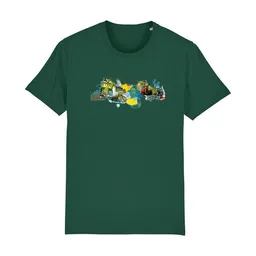 Spangeltangel Spangeltangel bedrucktes T-Shirt, Chemnitz, nachhaltig, Stadt, Herren, Damen, Unisex, Biobaumwolle – Produktbild 1 von 1