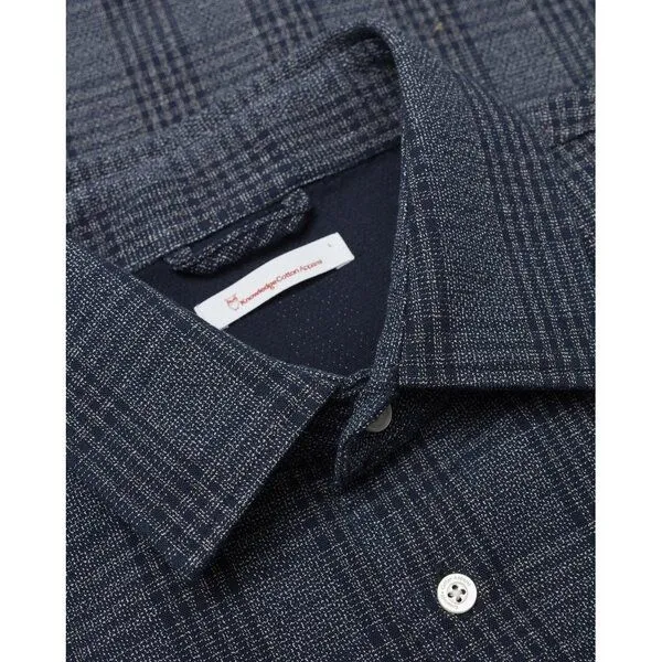 KnowledgeCotton Apparel KnowledgeCotton Apparel Long Sleeve Checked Heavy Shirt – Produktbild 2 von 4