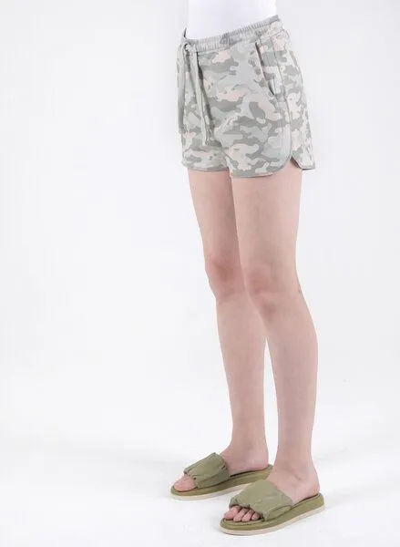 ORGANICATION ORGANICATION Sweatshorts aus Bio-Baumwolle mit Camouflage-Muster, Multi(camouflage), – Produktbild 3 von 4