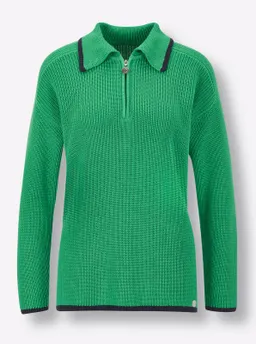 Polopullover grasgrün – Produktbild 1 von 1