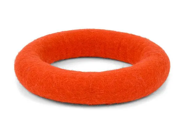 myfelt myfelt Hundespielzeug - Ring, Mats (rotorange), – Produktbild 1 von 4