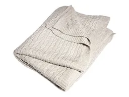 HANS NATUR HANS NATUR Babydecke Bio-Merinowolle Zopfstrick Maße 80 x 100 cm – Produktbild 1 von 1