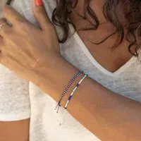 juni juni Blaues Armband-Set "Thalassa" - handgemacht in Deutschland – Produktbild 1 von 1