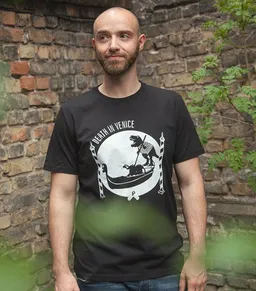 päfjes päfjes Death in Venice - Fair gehandeltes Männer T-Shirt - Black – Produktbild 1 von 1