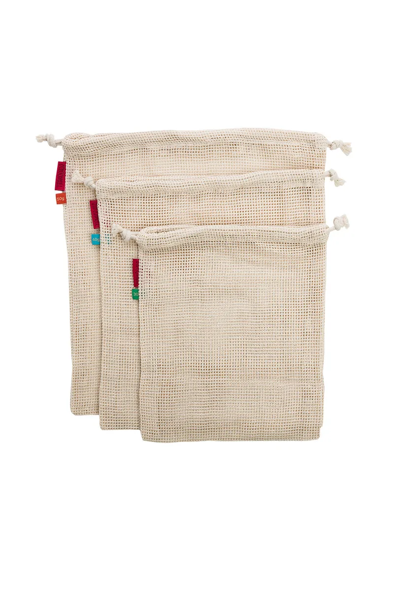 Tranquillo Obst- und Gemüsenetz 3er Set - creme – Produktbild 1 von 1
