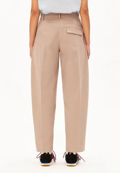 ARMEDANGELS ARMEDANGELS BARREL TWILL Damen Webhose aus Bio-Baumwoll Mix, True camel, – Produktbild 2 von 4