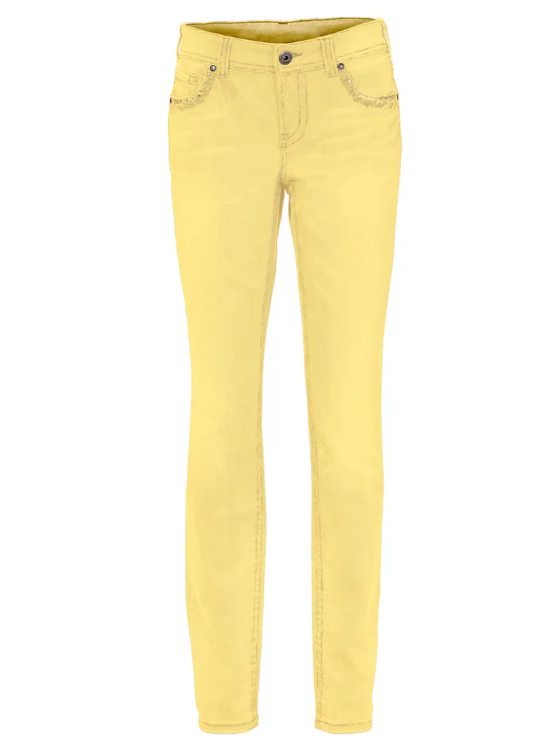 heine Röhrenjeans, Zitrone, – Produktbild 1 von 2