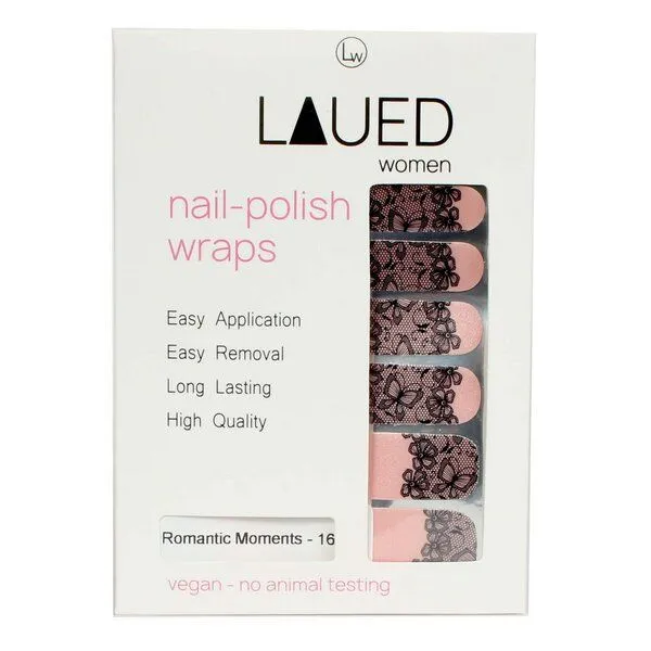Vargu Vargu LAUED vegane Nagelfolien textile fusion, Romantic moments, – Produktbild 3 von 4