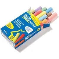 Giotto Robercolor 10 Robercolor Wandtafelkreide,rund,farbl sortiert – Produktbild 1 von 1