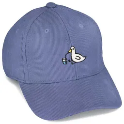 LIGARTI Bestickte Cord Cap – Piet die Ente – LIGARTI Tiermanufaktur – Produktbild 1 von 1