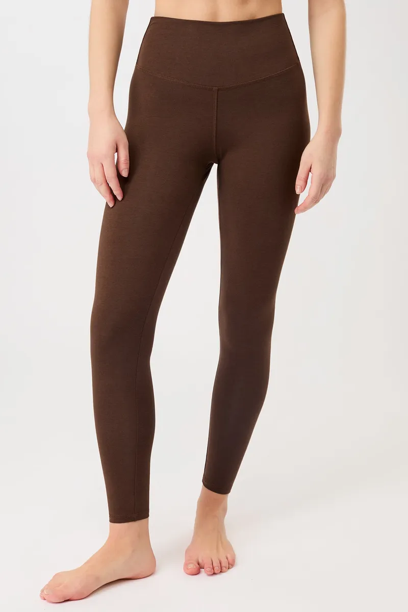 mandala MANDALA Damen vegan Leggings Best Loved Wilderness, Braun, – Produktbild 1 von 2