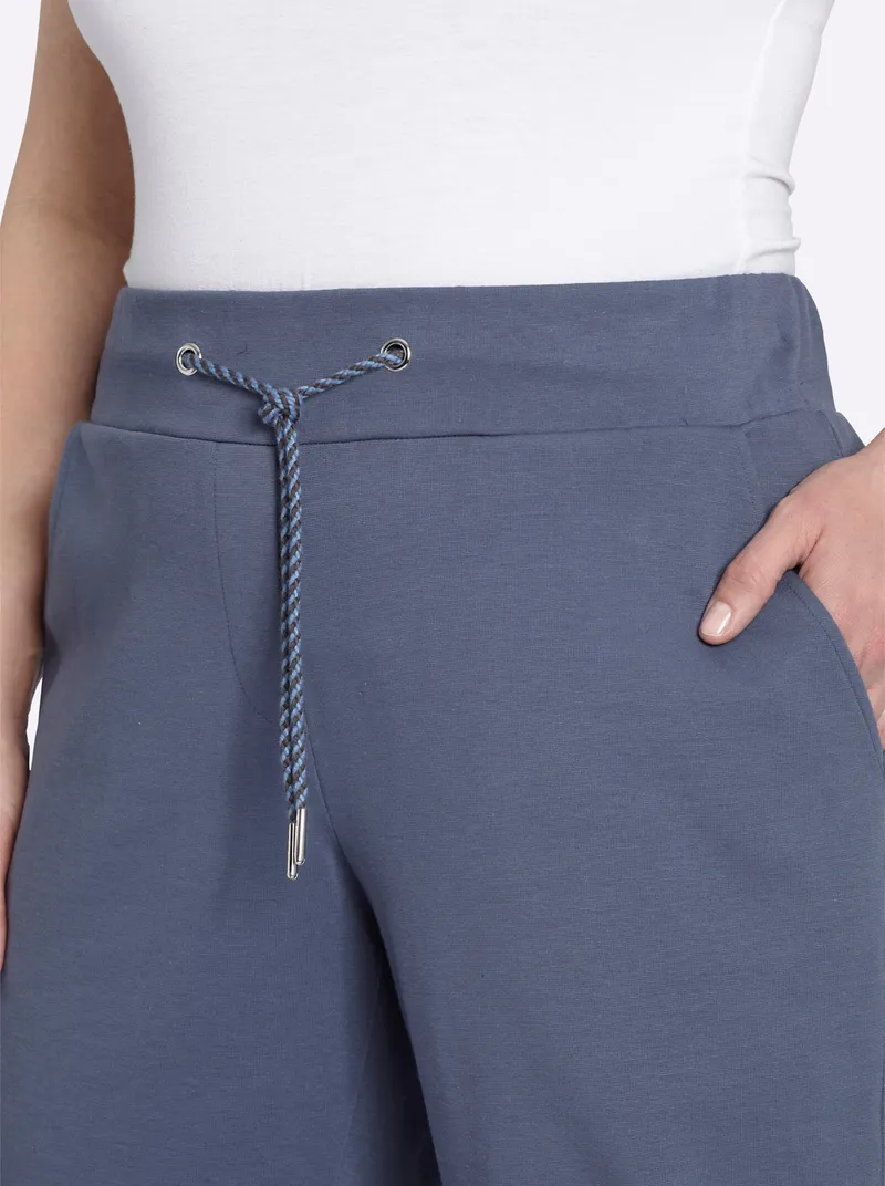 sheego Jogg Pants, Rauchblau, – Produktbild 2 von 2