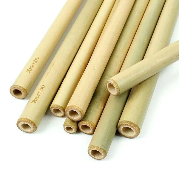 Bambu Bambu Wiedervendbare Strohhalme aus Bambus 20cm Länge – Produktbild 2 von 4