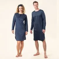 Living Crafts Living Crafts DOMINIQUE - Unisex Nachthemd im angesagten Retro-Look – Produktbild 1 von 1