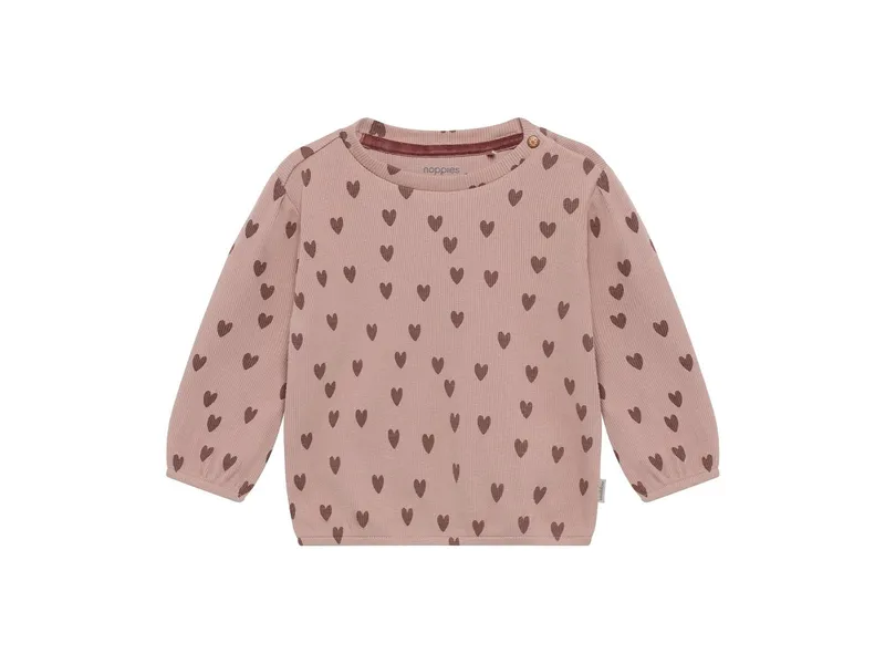 Noppies Sweatshirt print adobe rose 68, Rosa, – Produktbild 1 von 1