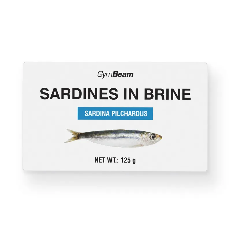GymBeam Food GymBeam Sardinen in Salzlake 125 g – Produktbild 1 von 1