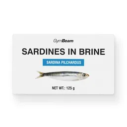 GymBeam Food GymBeam Sardinen in Salzlake 125 g – Produktbild 1 von 1