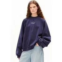 ARMEDANGELS ARMEDANGELS GMT DYE CREWNECK Damen Sweatshirt aus Bio-Baumwolle, Tinted navy, – Produktbild 1 von 1