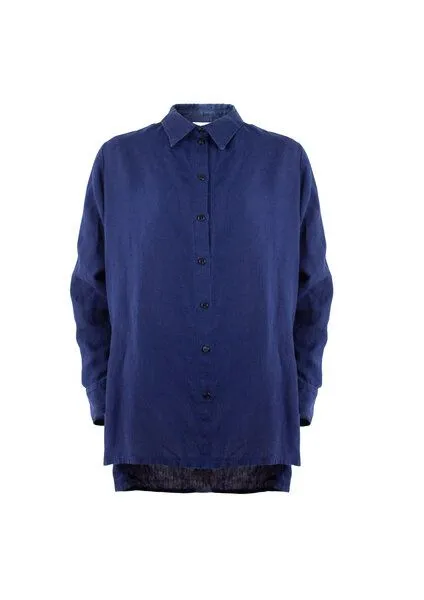 Sophia Schneider-Esleben Sophia Schneider-Esleben Unisex Shirt Lui aus Bio-Baumwolle, Blau, – Produktbild 2 von 4