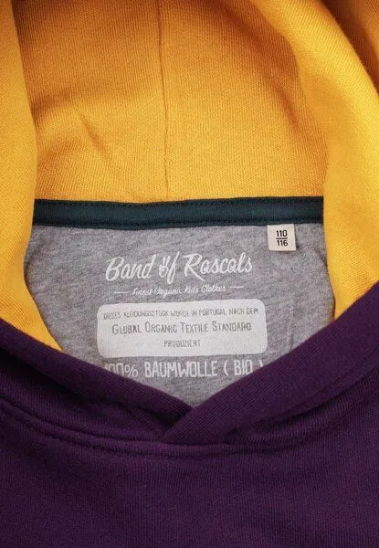 Band of Rascals Band of Rascals Polychrome Hooded, Dark-purple-racing-green, – Produktbild 4 von 4