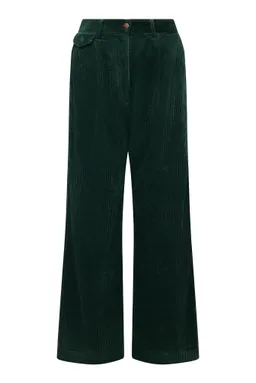 KOMODO KOMODO Damen vegan Tiger - Biologisch Baumwolle Jumbo Cord Hose Soft Ivy – Produktbild 1 von 1