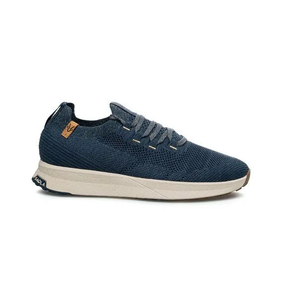 SAOLA SAOLA Vegane Sneakers - leicht, Slip-On, komfortabel - Tsavo 3 W, Navy gold, – Produktbild 1 von 4