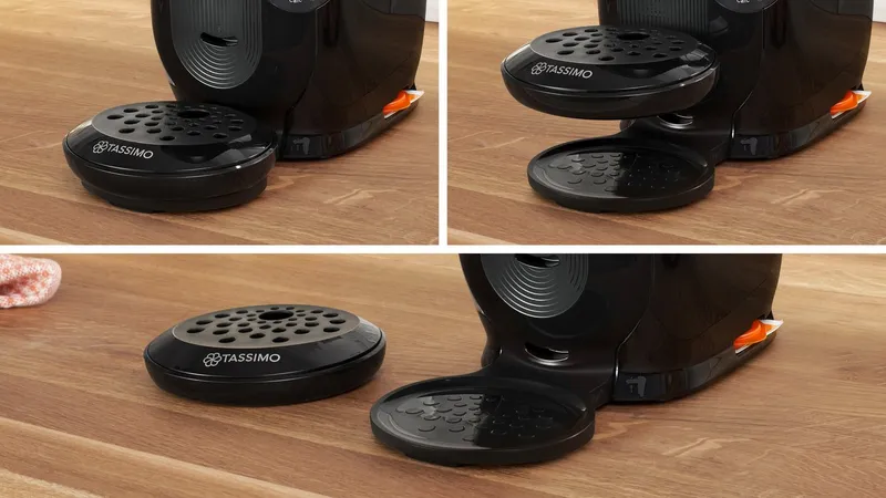 Tassimo Tassimo Kapselmaschine style friendly TAS112E, über 70 Getränke, platzsparend, geeignet für alle Tassen, Wassertank 0,7 L, Schwarz, – Produktbild 5 von 5