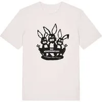 päfjes päfjes Das Hasen Möhrenkomplott - Fair Wear Männer/Unisex T-Shirt, Natur, – Produktbild 1 von 1