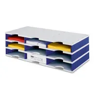styro styro styrodoc Grundeinheit 3er blau 9 Fächer – Produktbild 2 von 2