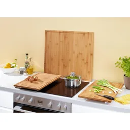 genialo genialo Bambus-Abdeckplatten & Schneidebretter-Set, 3-teilig – Produktbild 1 von 1