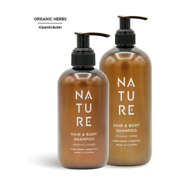 4betterdays 4betterdays Hair & Body Shampoo 'Organic Herbs' | Kunststoffgebinde mit Pumpfunktion – Produktbild 3 von 5