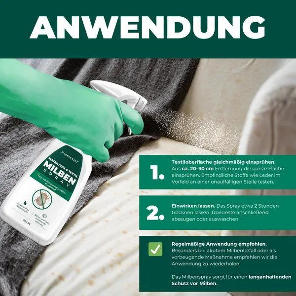 Silberkraft Silberkraft Milbenspray für Matratzen & Textil – Produktbild 4 von 4