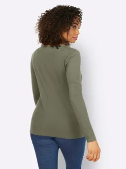 heine Langarmshirt khaki – Produktbild 1 von 1