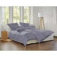Cotonea Cotonea Bio Satin-Bettwäsche Classic, Platin (grau), – Produktbild 1 von 1