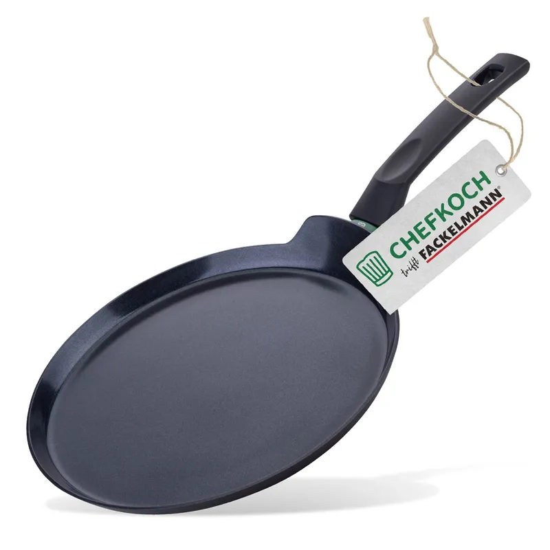 Chefkoch trifft Fackelmann Chefkoch trifft Fackelmann Crêpepfanne Bielefeld, Keramik, antihaft, Ø26cm – Produktbild 1 von 3