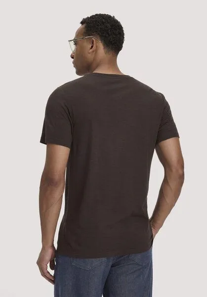 hessnatur hessnatur Wollshirt Regular aus reiner Bio-Merinowolle, Kakao braun, – Produktbild 2 von 4
