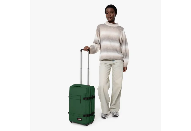 Eastpak Eastpak Weichgepäck-Trolley TRANSIT'R S, 2 Rollen, Handgepäck-Koffer Reisegepäck Reisekoffer mit TSA Schloss Reisetasche, Grün, – Produktbild 1 von 4