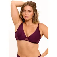 Understatement Understatement Damen vegan Bh Aus Micro Mesh Mit Bügel Pflaumenfarben, Violett, – Produktbild 1 von 1