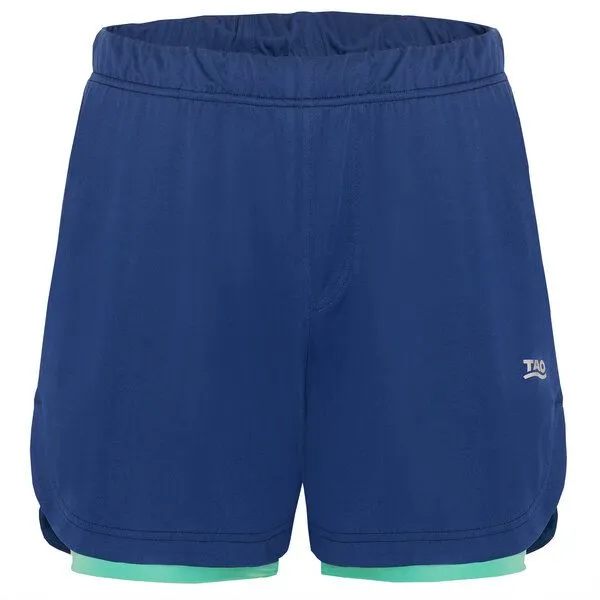 TAO Sportswear TAO Sportswear Atmungsaktive Herren Laufshort Akula mit Tight, Blau, – Produktbild 1 von 4