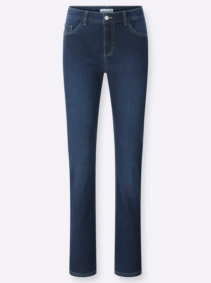 Witt Push-up-Jeans darkblue-stone-washed, Darkblue-stone-washed, – Produktbild 1 von 2
