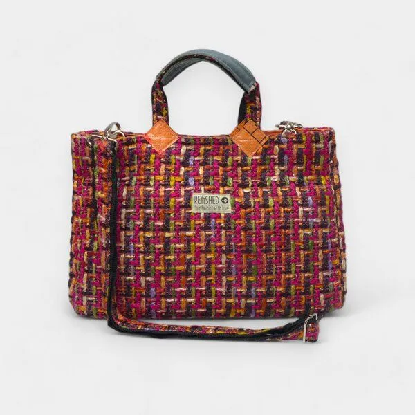 REFISHED fair fashion REFISHED fair fashion Tasche 'ISOLDE BAG', #tweed pink, – Produktbild 1 von 6